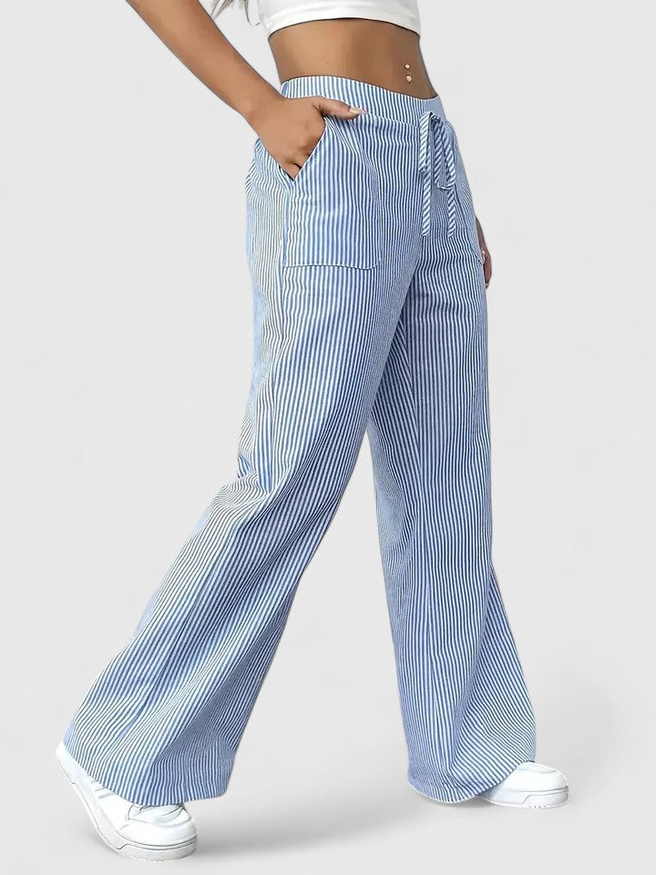SVEA | Bequeme Weite Hose mit Eleganten Details