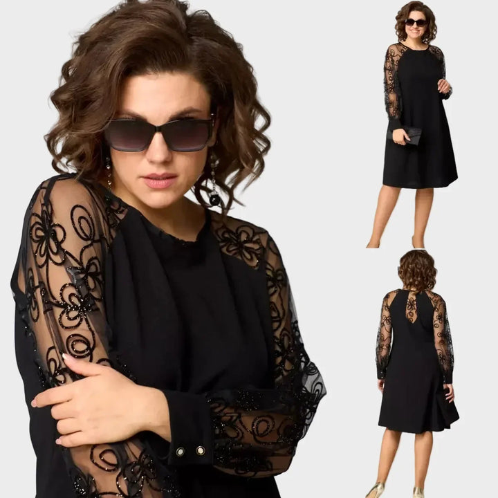 Celina - classic midi dress for special occasions