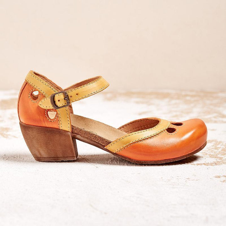 Laisy - Orthopaedic Sandals with Low Heel