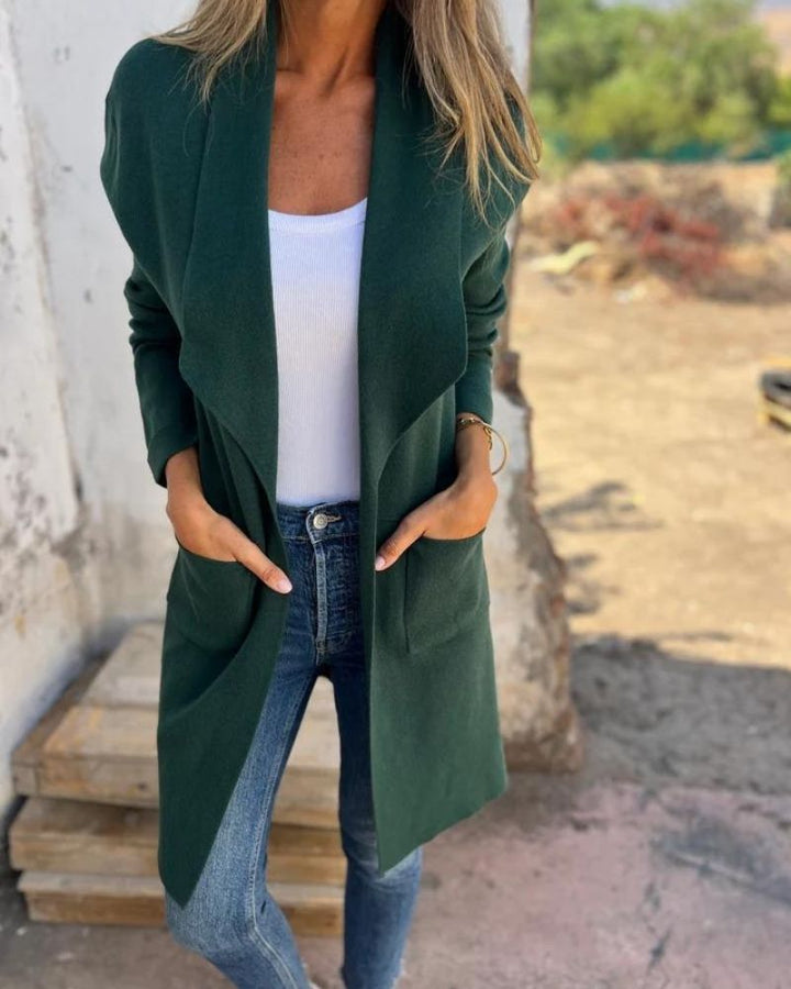 SVEA | Eigona Lässige Revers-Cardigan-Jacke