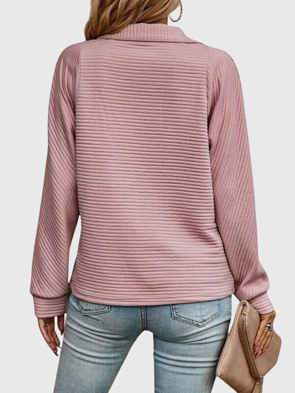Jane | Elegant Half-Zip Sweater