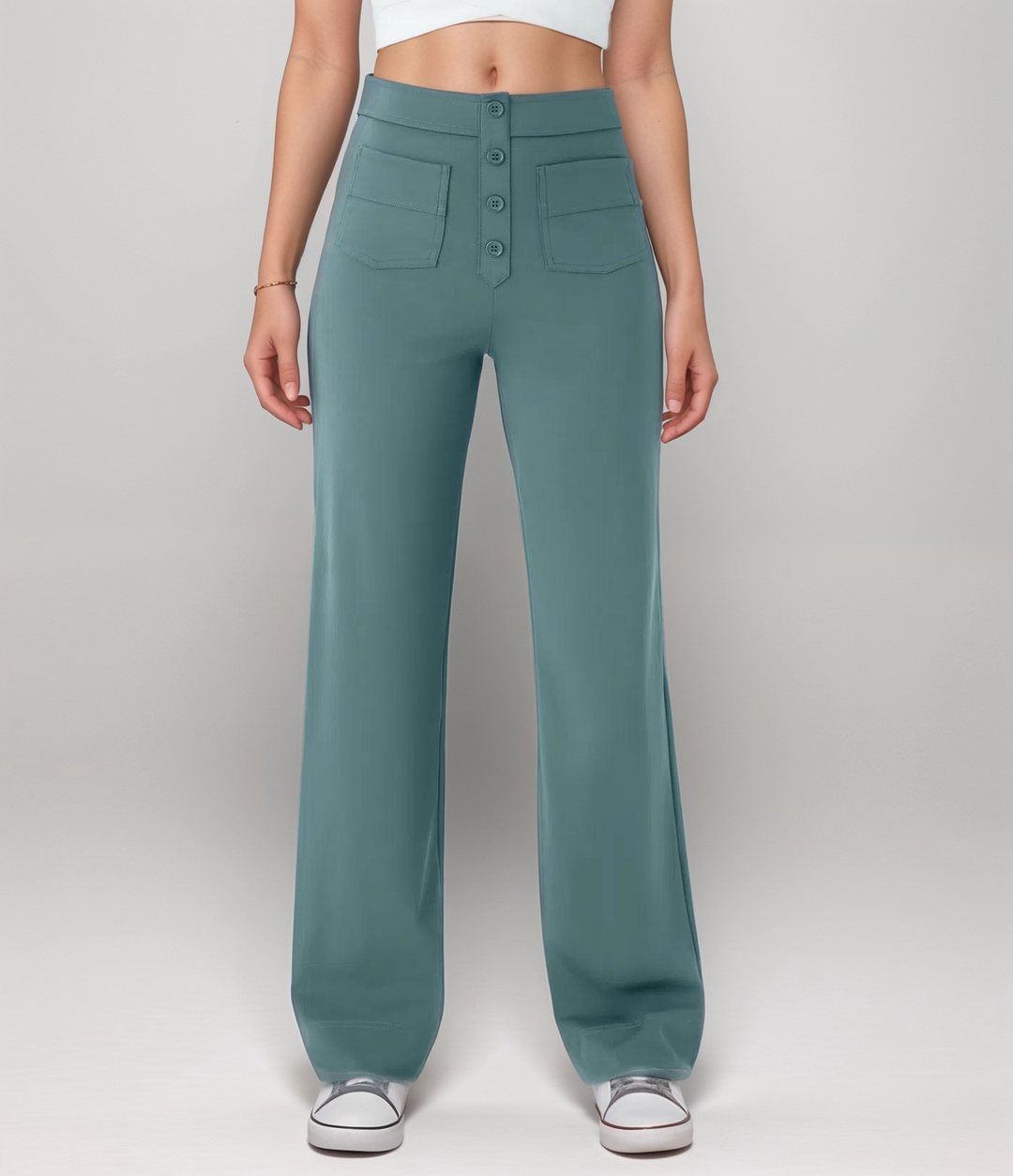 SVEA | Elastische Hose mit hoher Taille