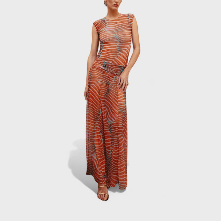 Martina – Elegant Dress with Bodysuit