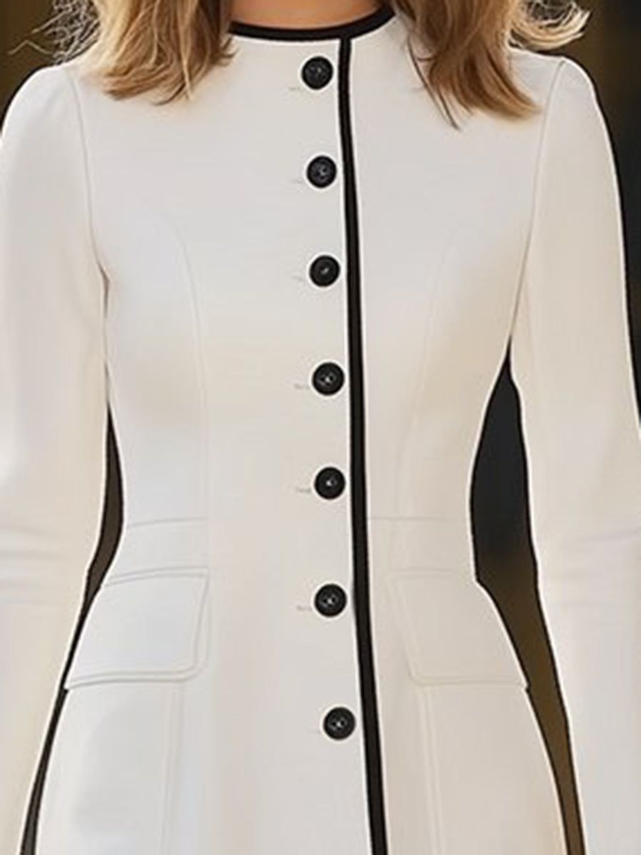 Sienna – Midi Dress Contrast
