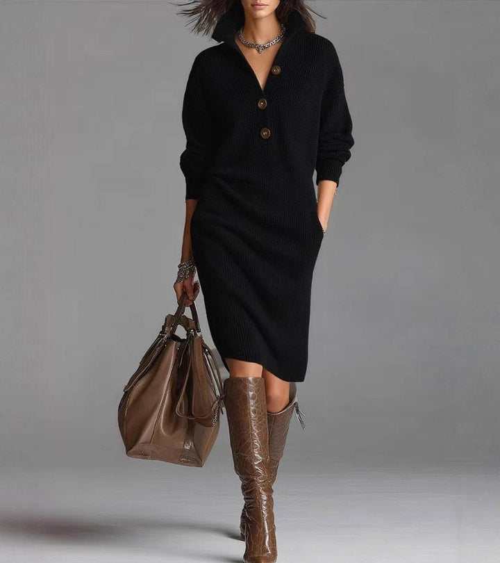 SVEA | Warmes Elegantes Kleid | Bequem