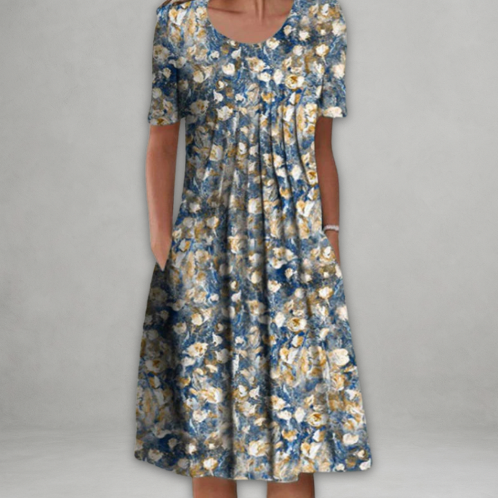 SVEA | Baumwollkleid mit Bauchbedeckun