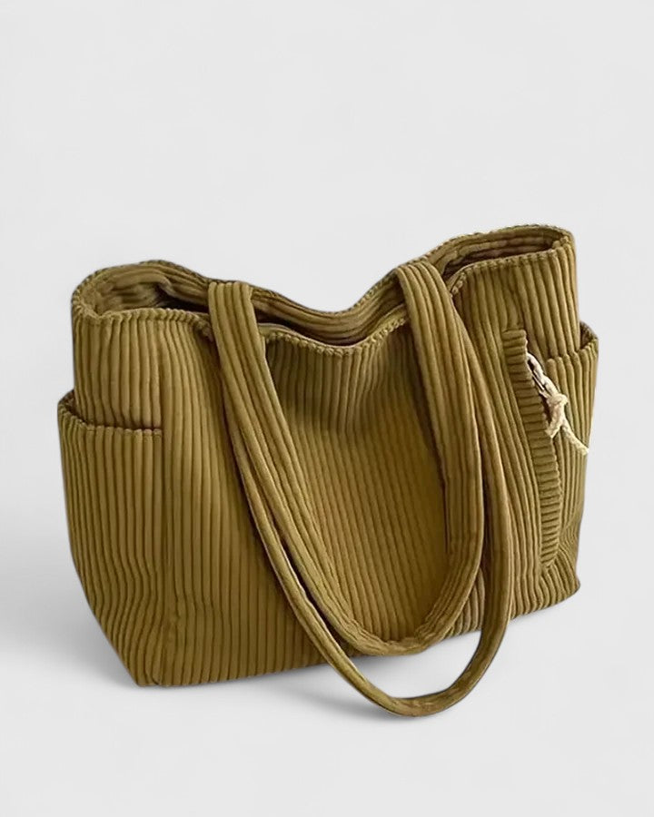 SVEA | Liorane Luxuriöse Ripp-Tasche mit Kordeldetails