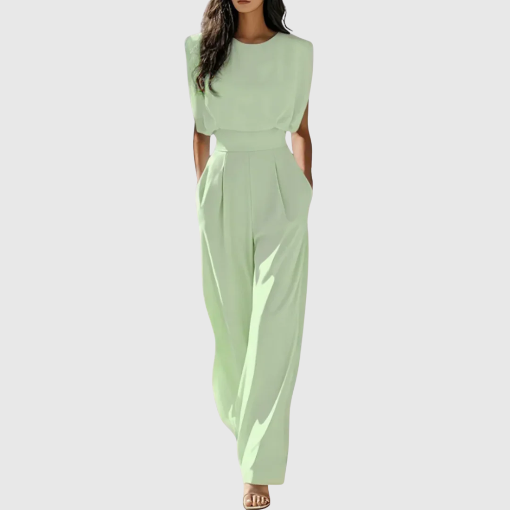 Noemi – Elegant Belted Jumpsuit
