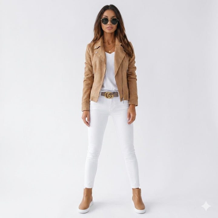 Jane | Amélie Laurent Fitted Cropped Blazer Jacket