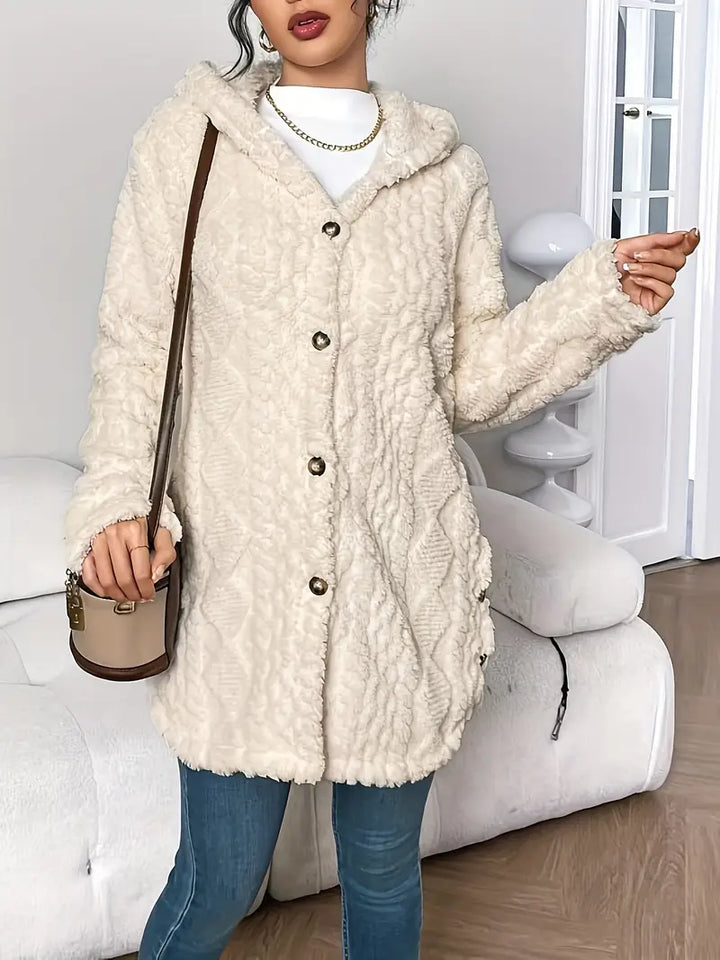 SVEA | Chloe Plüsch-Hoodie-Cardigan