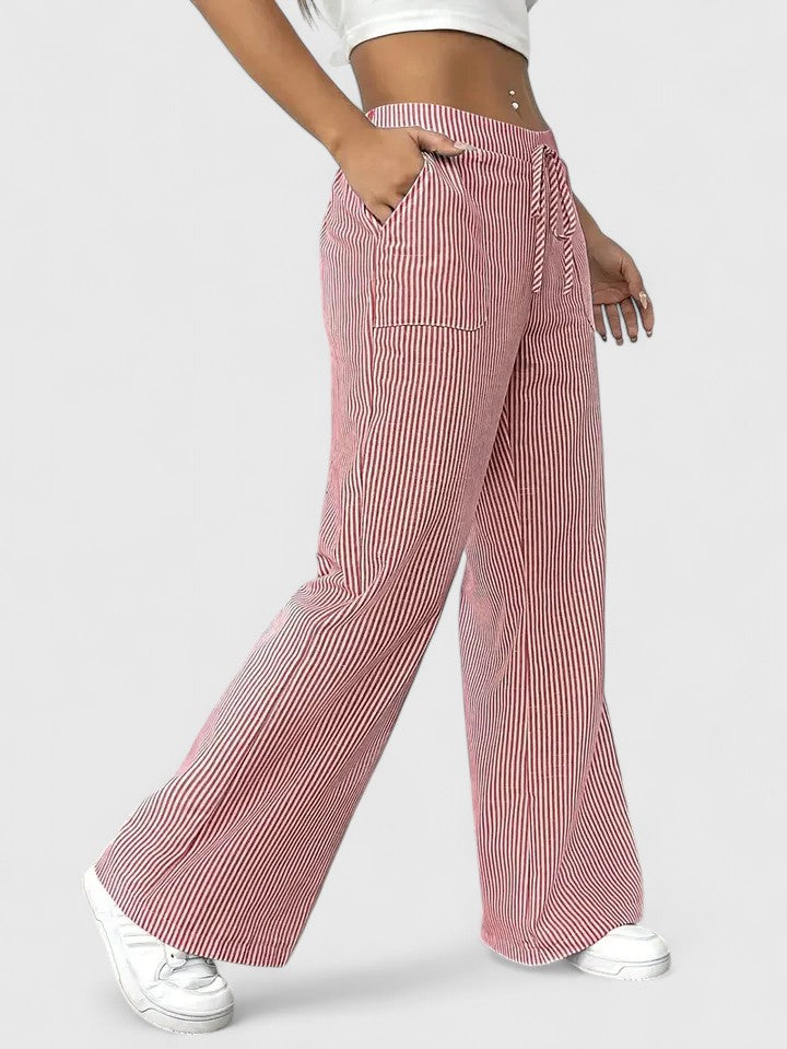 SVEA | Bequeme Weite Hose mit Eleganten Details