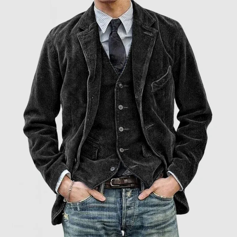 SVEA | Cord-Jacke + Weste Set