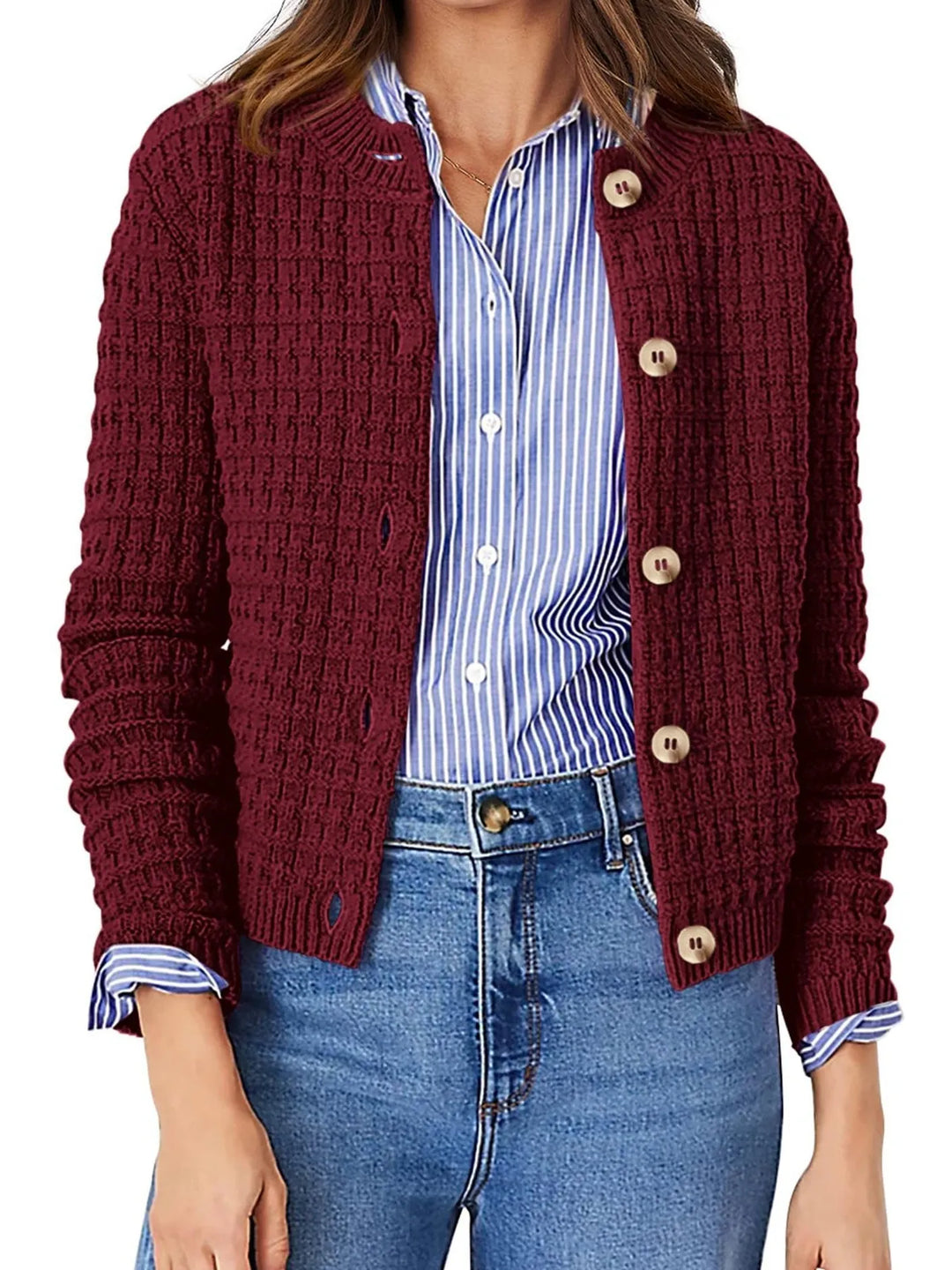 SVEA | Harper Strickjacke mit Knopfleiste