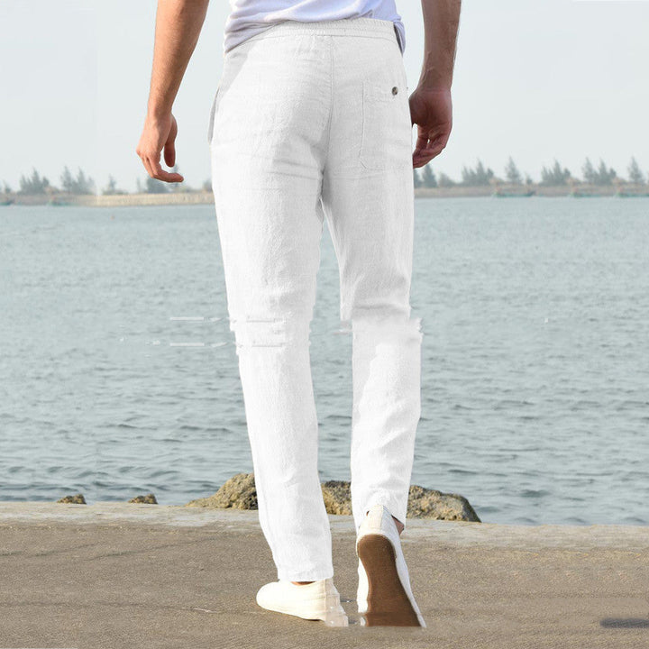 SVEA | Herren Freizeithose mit elastischem Bund – Bequeme und stilvolle Stoffhose für Alltag und Urlaub