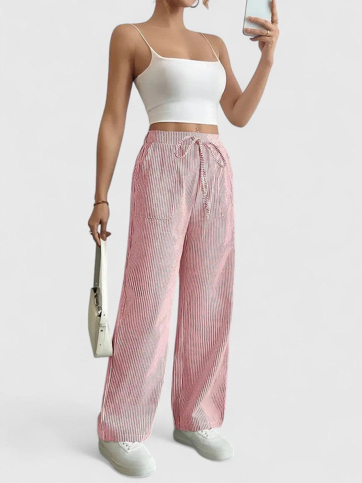 SVEA | Bequeme Weite Hose mit Eleganten Details
