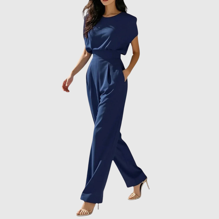 Noemi – Elegant Belted Jumpsuit