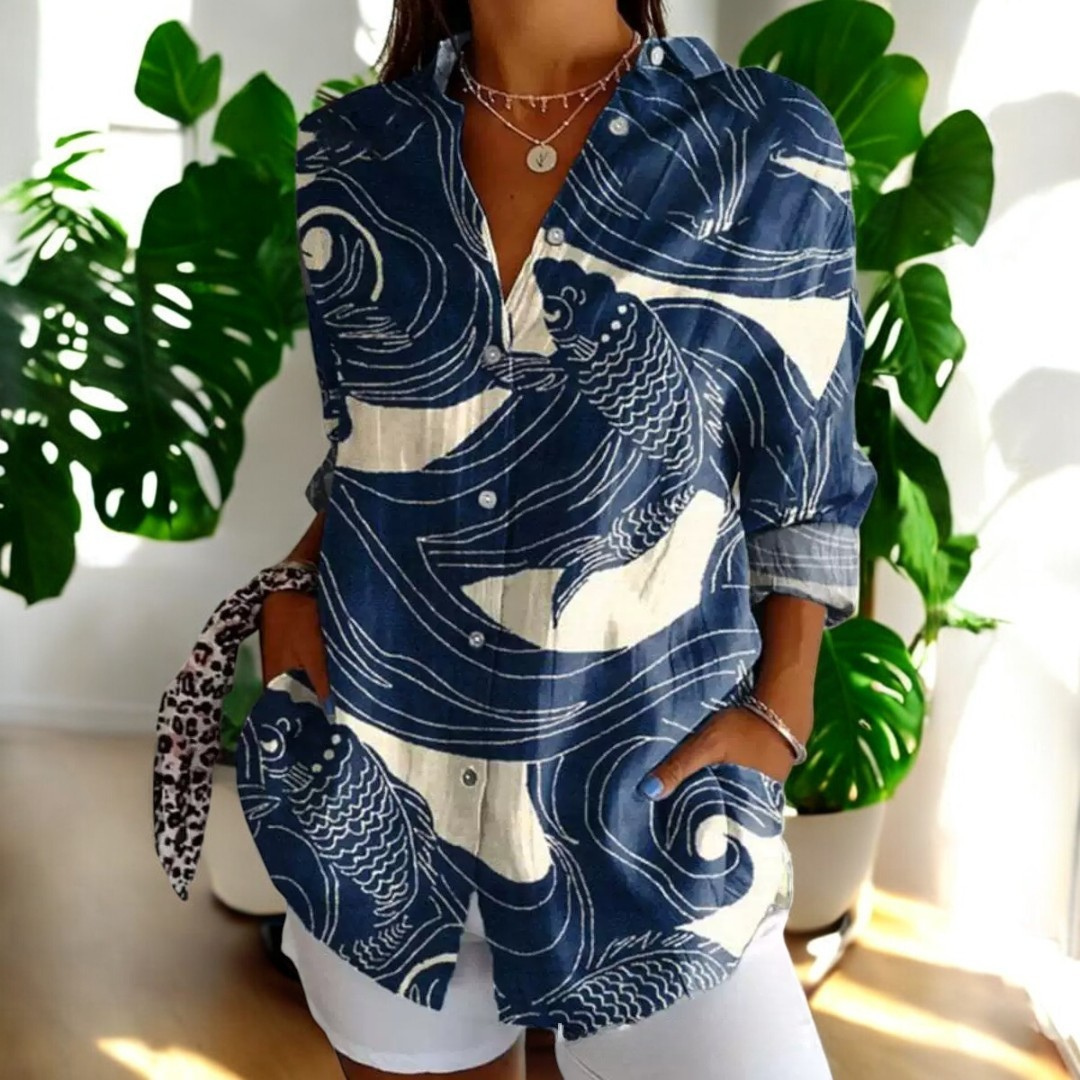 SVEA | Stilvolle Blumenbluse