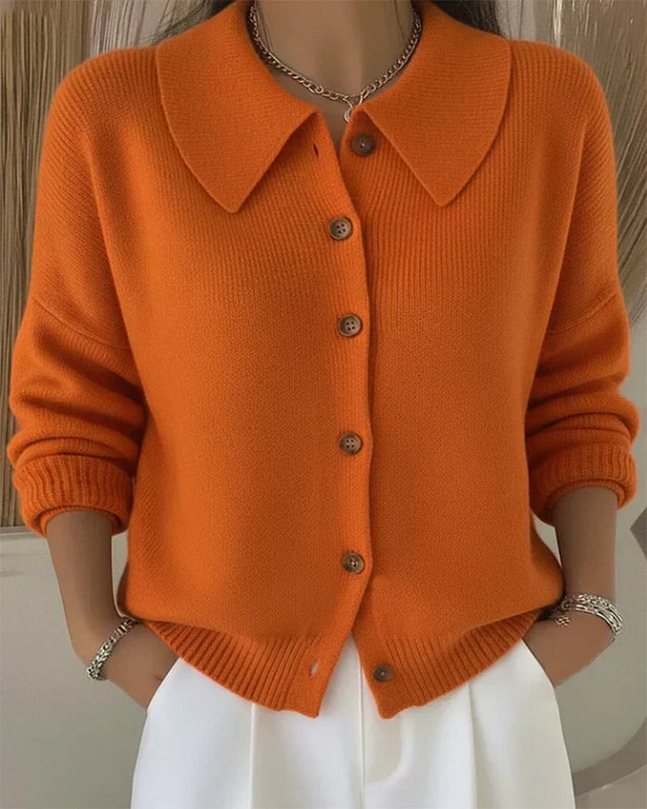 Jane | Button-Collar Cardigan