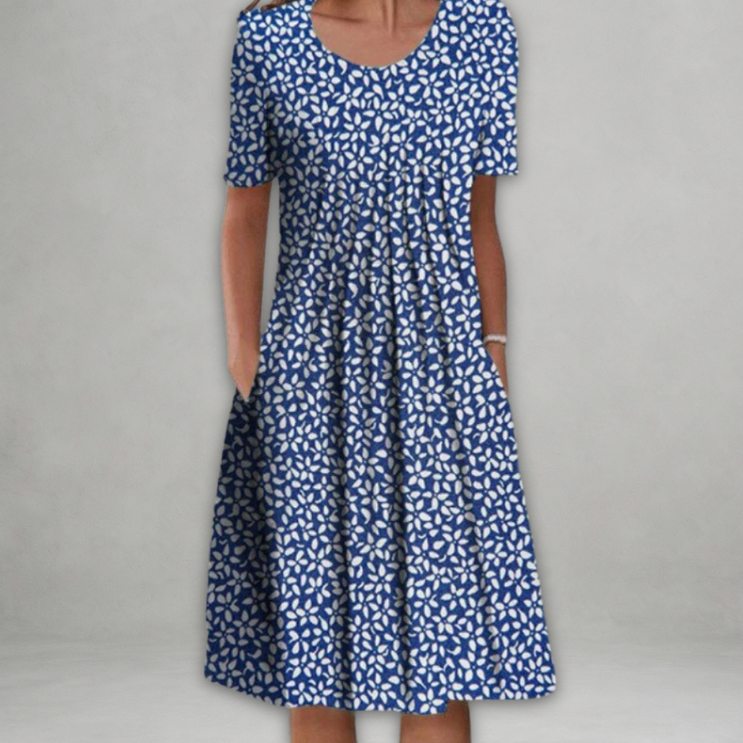 SVEA | Baumwollkleid mit Bauchbedeckun