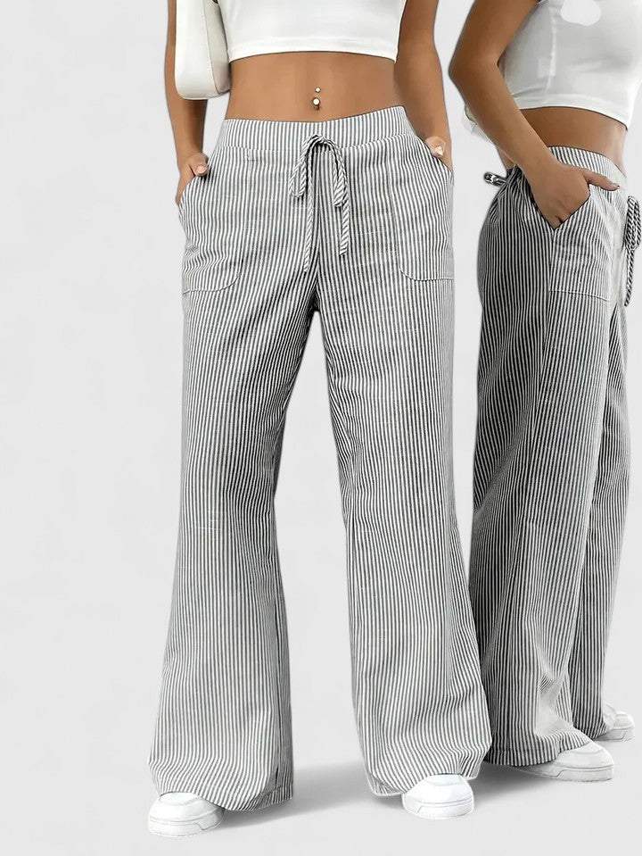 SVEA | Bequeme Weite Hose mit Eleganten Details