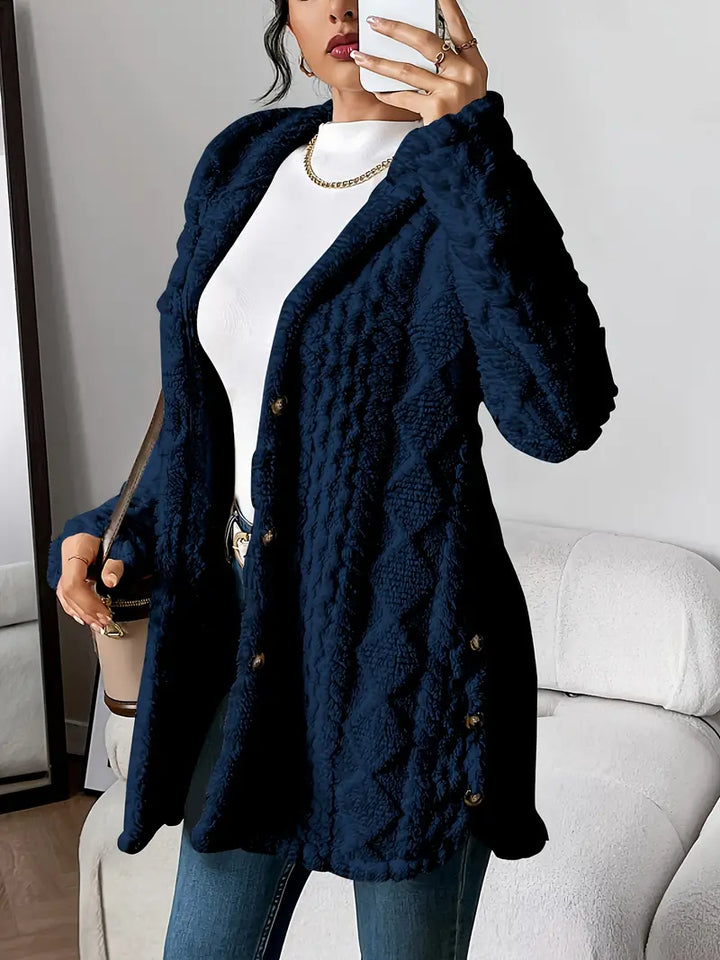 SVEA | Chloe Plüsch-Hoodie-Cardigan