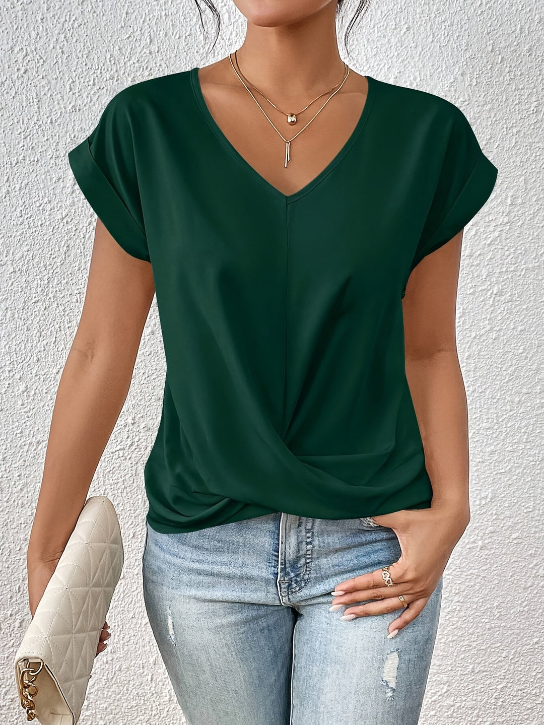 SVEA | Gemütliches V-Ausschnitt Shirt