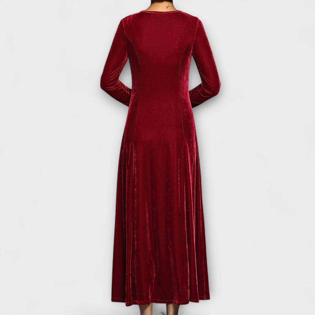 SVEA | Weiches Samtkleid