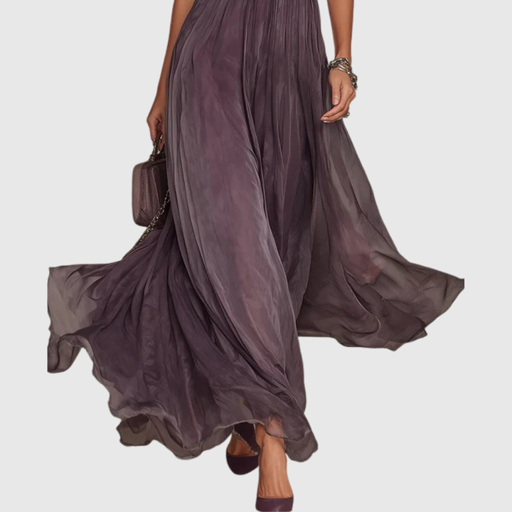 Effy – Violet Chiffon Maxi Dress