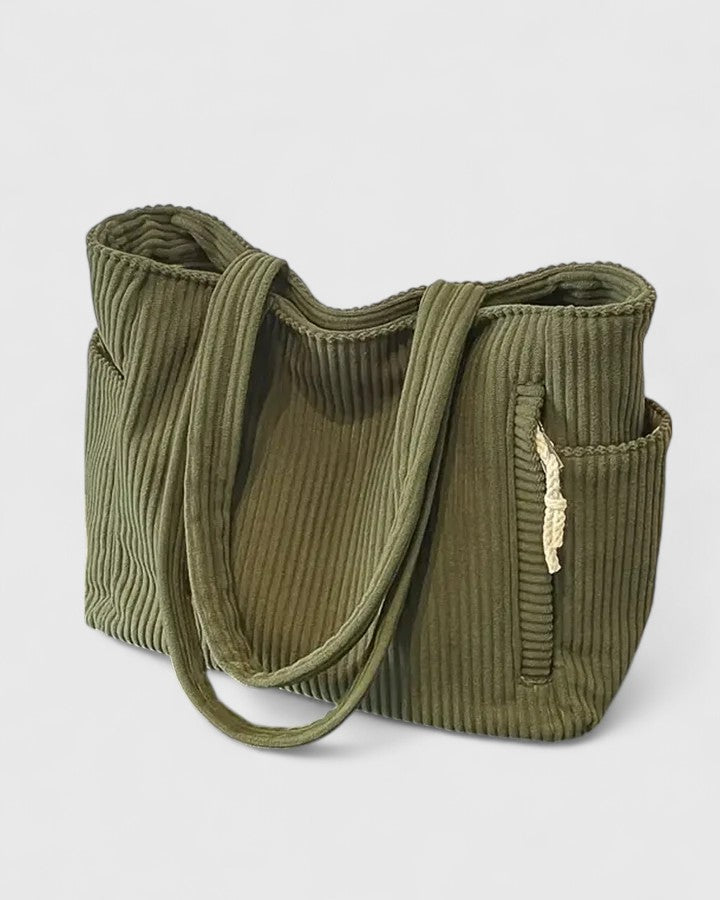 SVEA | Liorane Luxuriöse Ripp-Tasche mit Kordeldetails