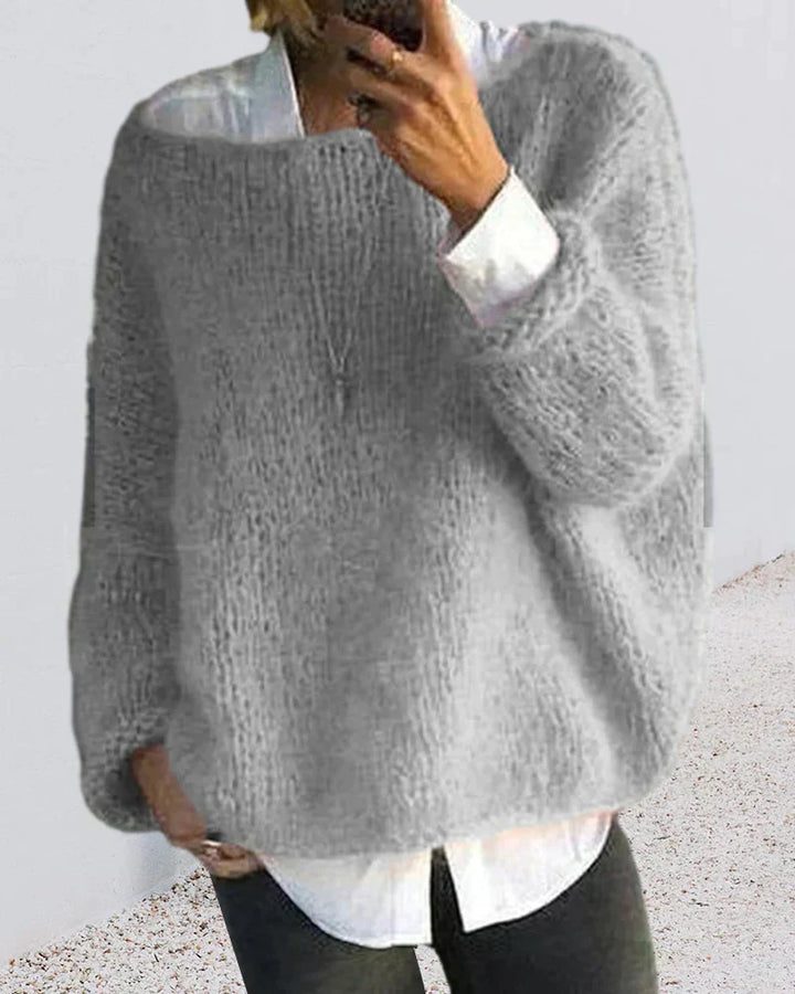 Jane | Fluffy Knit Sweater