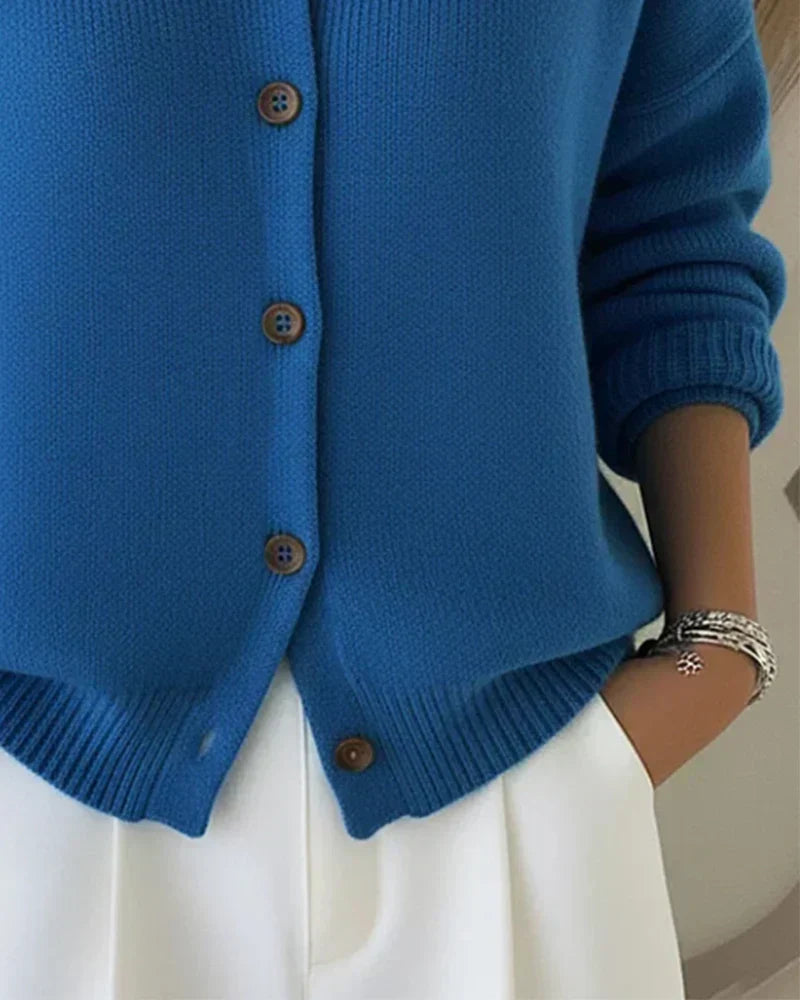 Jane | Button-Collar Cardigan
