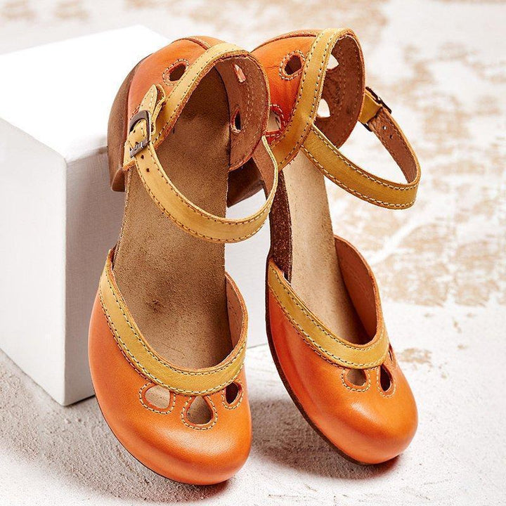 Laisy - Orthopaedic Sandals with Low Heel