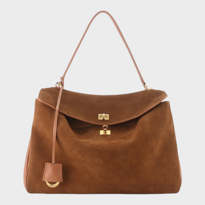 SVEA | Structured Leather Bag with Magnetic Flap