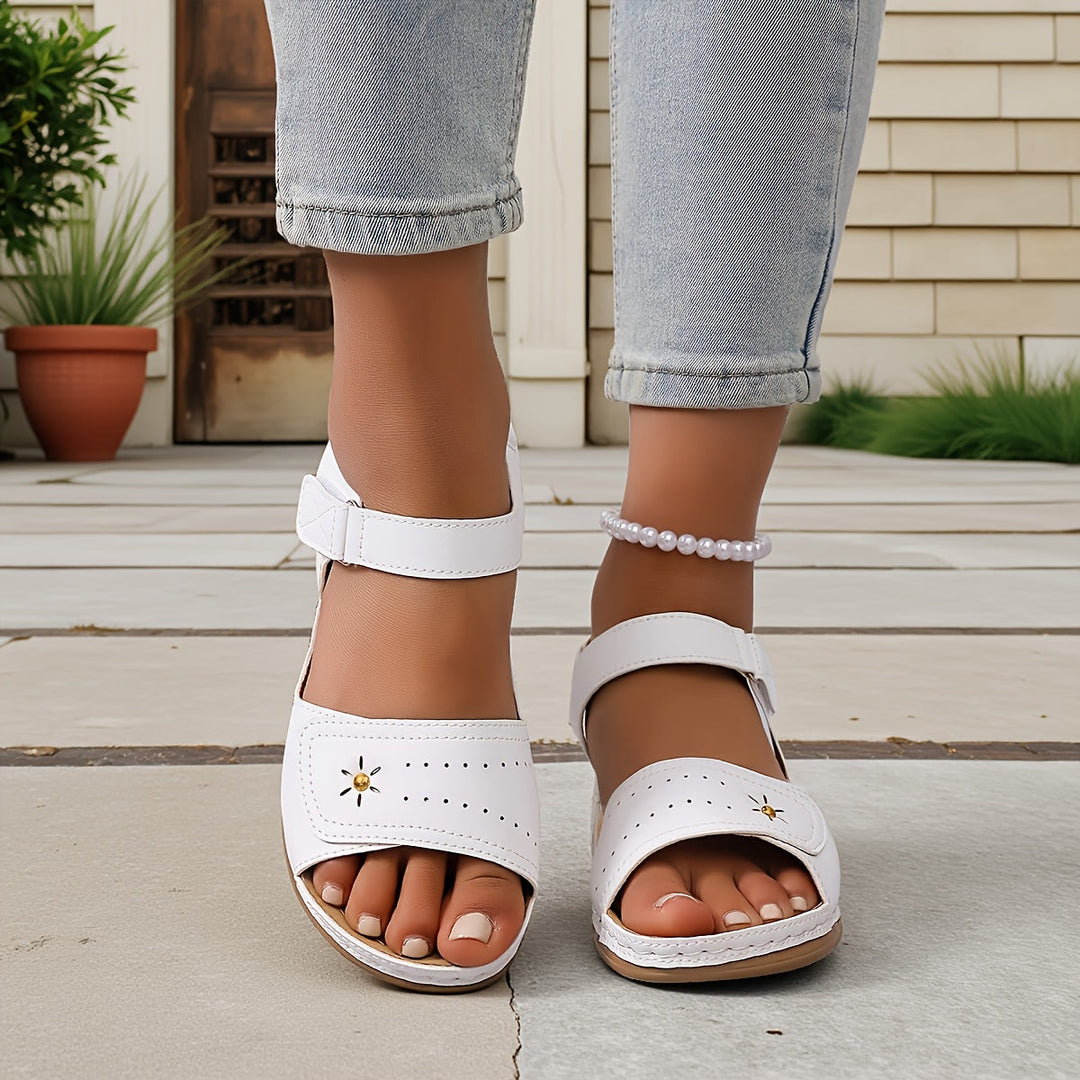 Liana - Lightweight Summer Sandal with Velcro Closure