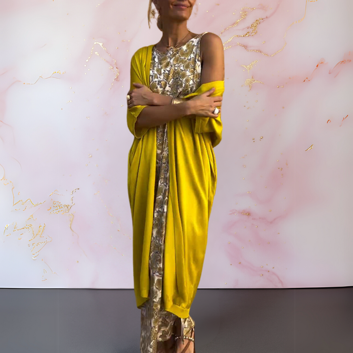 SVEA | Melanie Elegantes Kleid mit Cardigan