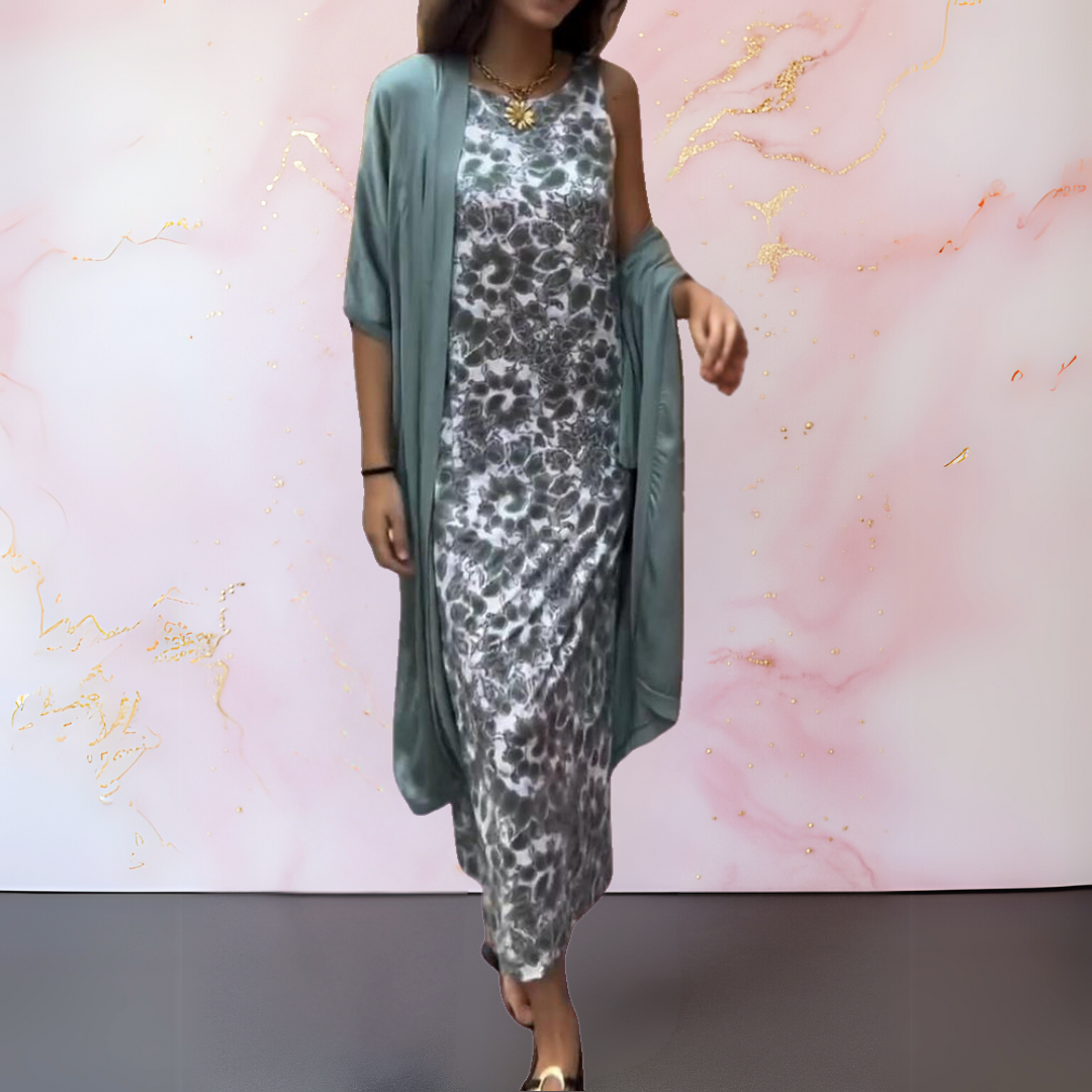 SVEA | Melanie Elegantes Kleid mit Cardigan