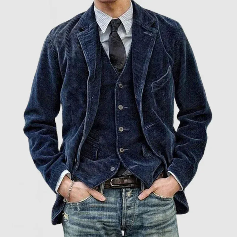 SVEA | Cord-Jacke + Weste Set