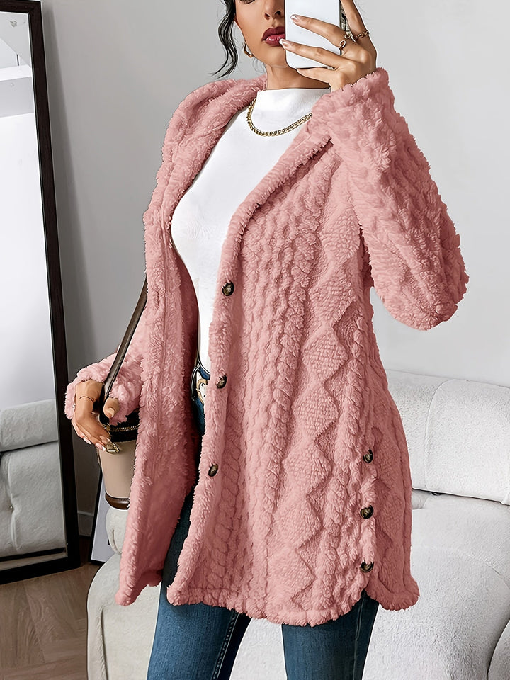 SVEA | Chloe Plüsch-Hoodie-Cardigan