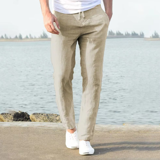 SVEA | Herren Freizeithose mit elastischem Bund – Bequeme und stilvolle Stoffhose für Alltag und Urlaub