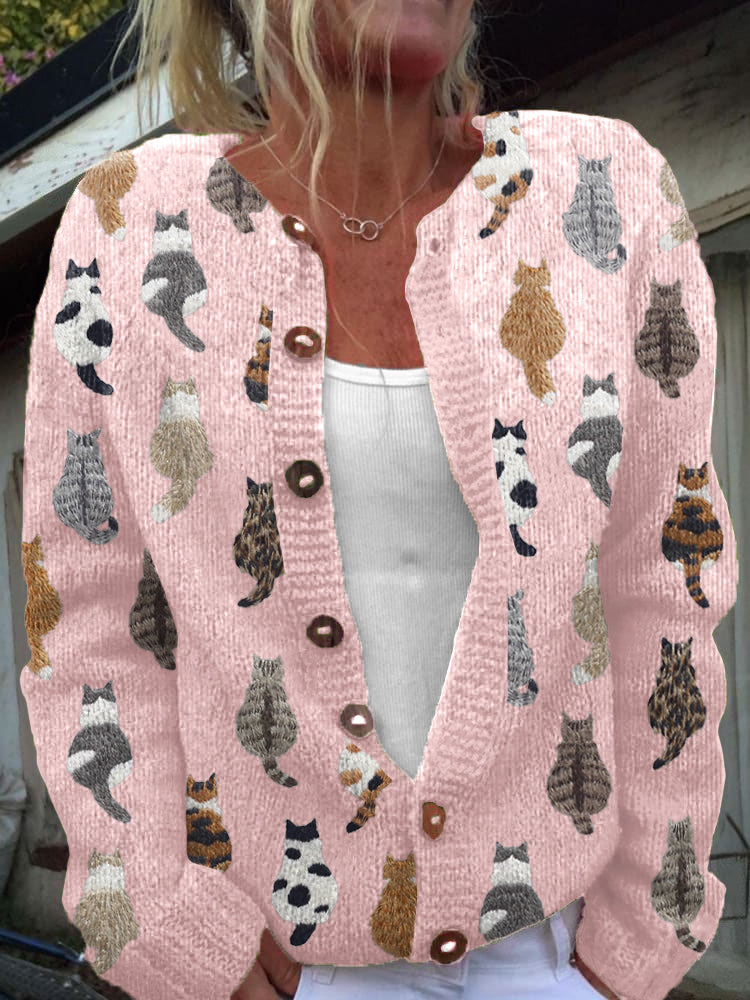 SVEA | Charlotte Cardigan mit Knöpfen und Langen Ärmeln