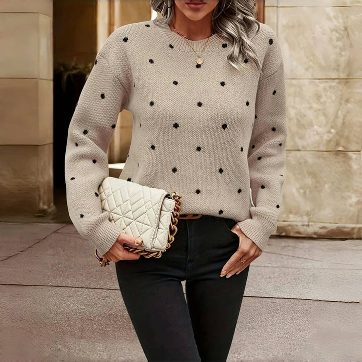Jane | Classic Polka-Dot Sweater
