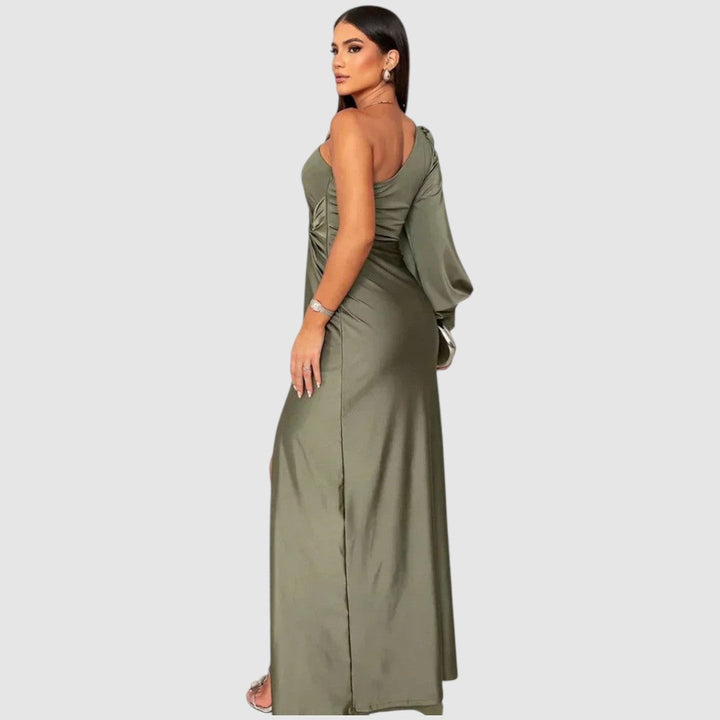Meda - Elegant one-shoulder maxi dress
