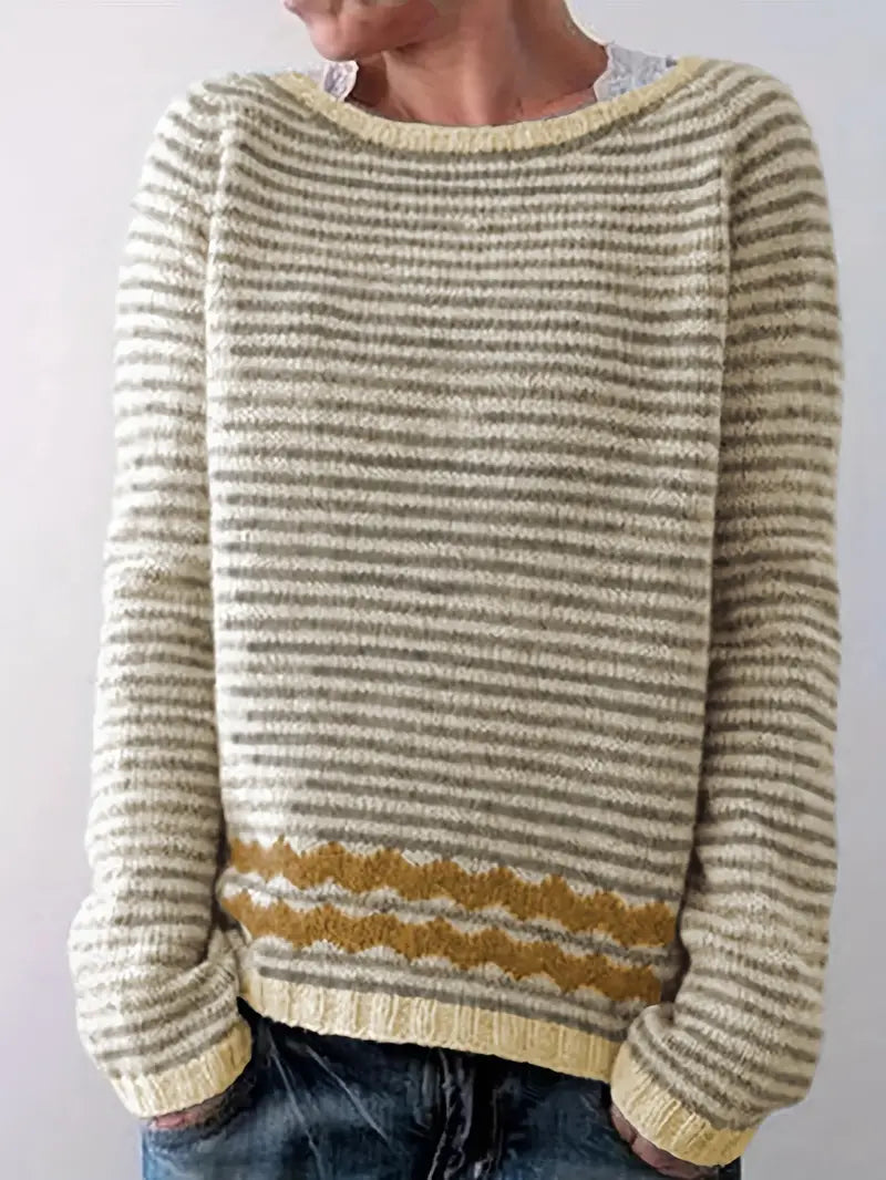 Jane | Casual Striped Sweater