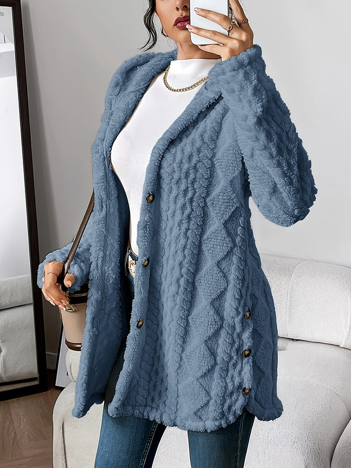 SVEA | Chloe Plüsch-Hoodie-Cardigan