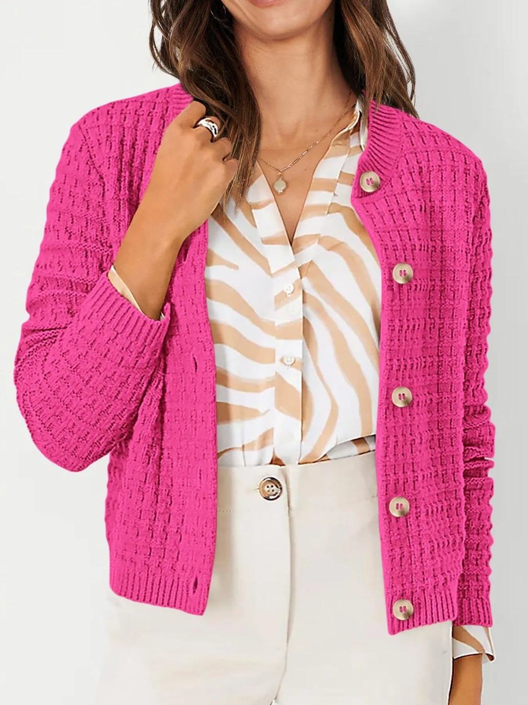 SVEA | Harper Strickjacke mit Knopfleiste