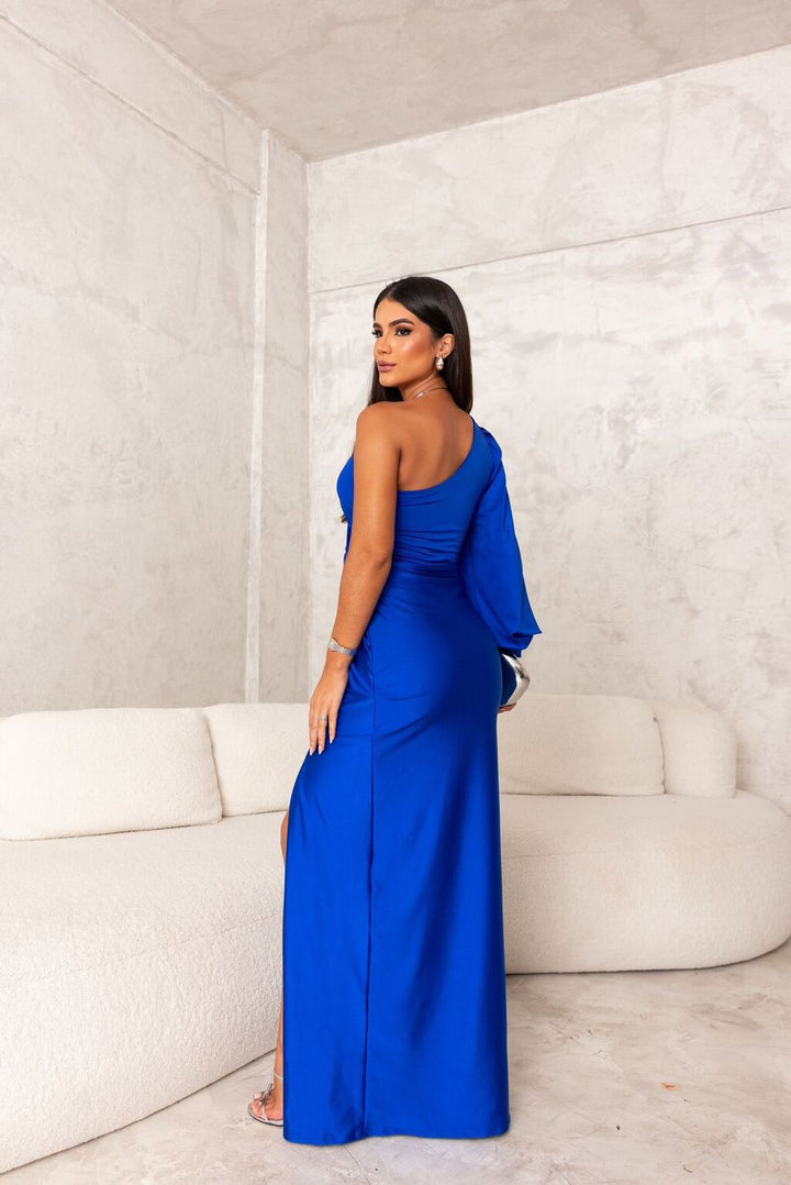 SVEA | Asymmetrisches Kleid mit Langem Schlitz
