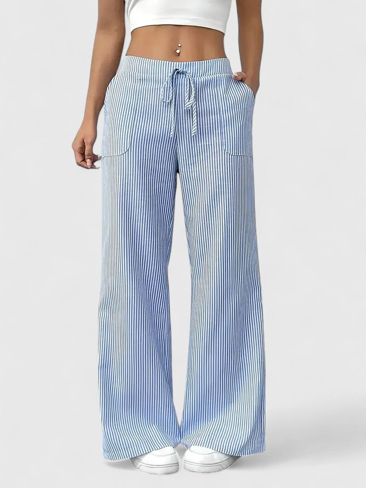 SVEA | Bequeme Weite Hose mit Eleganten Details