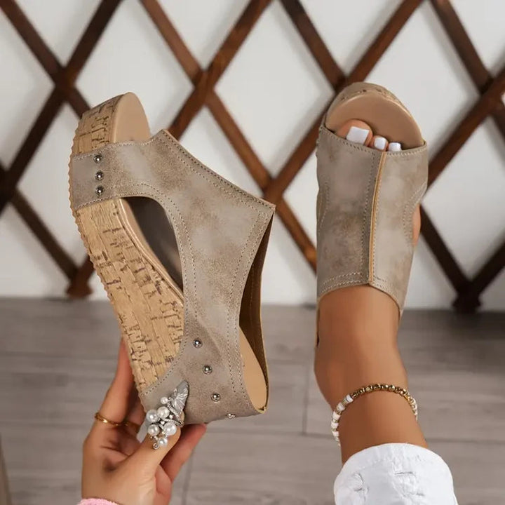 Tanja | Bequeme Keilsandalen für jeden Tag