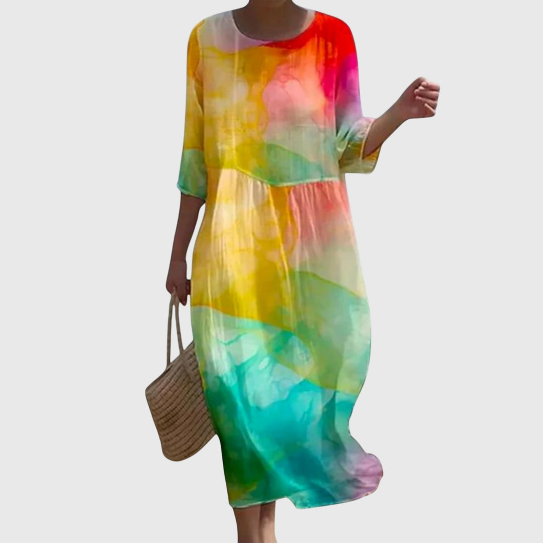Hayley™ | Elegantes Maxi-Blumenkleid