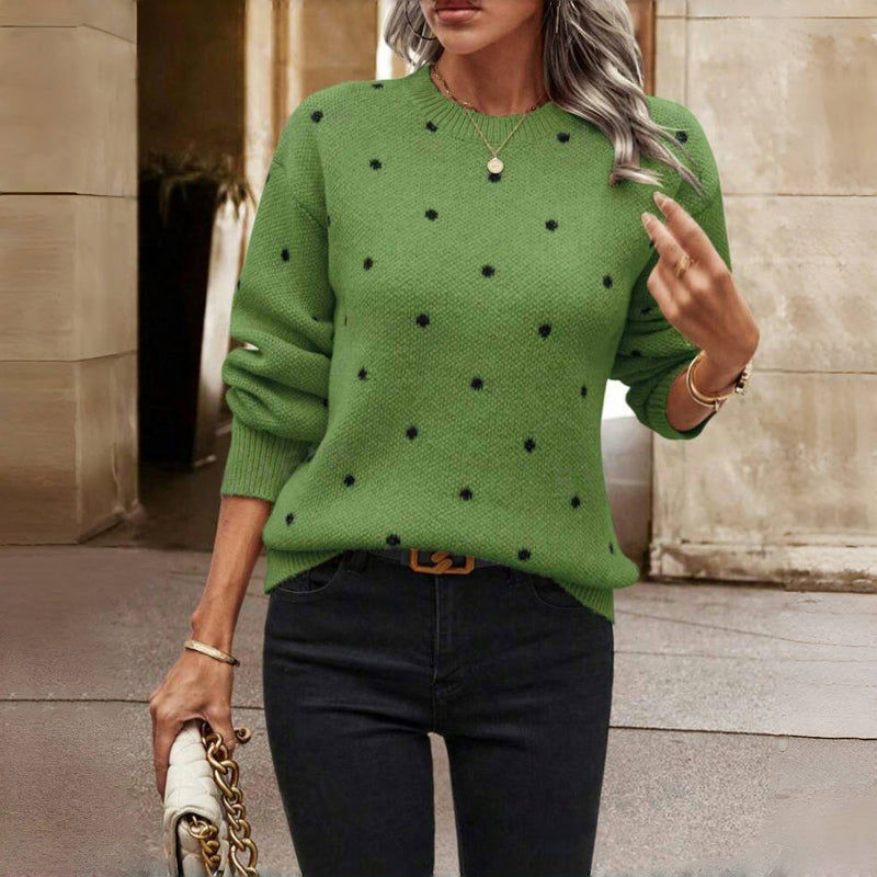Jane | Classic Polka-Dot Sweater